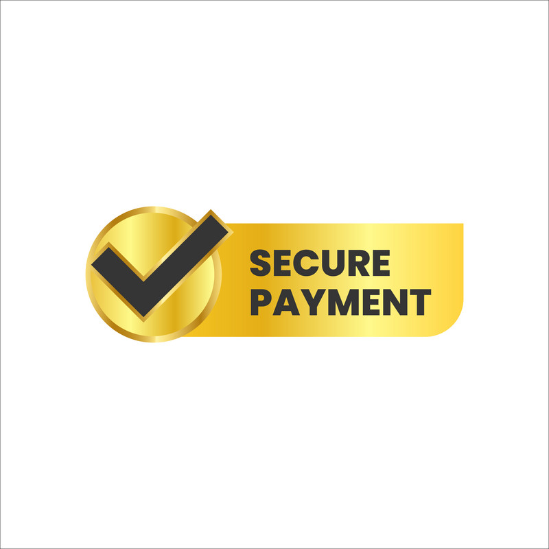 Secure payment trust image.