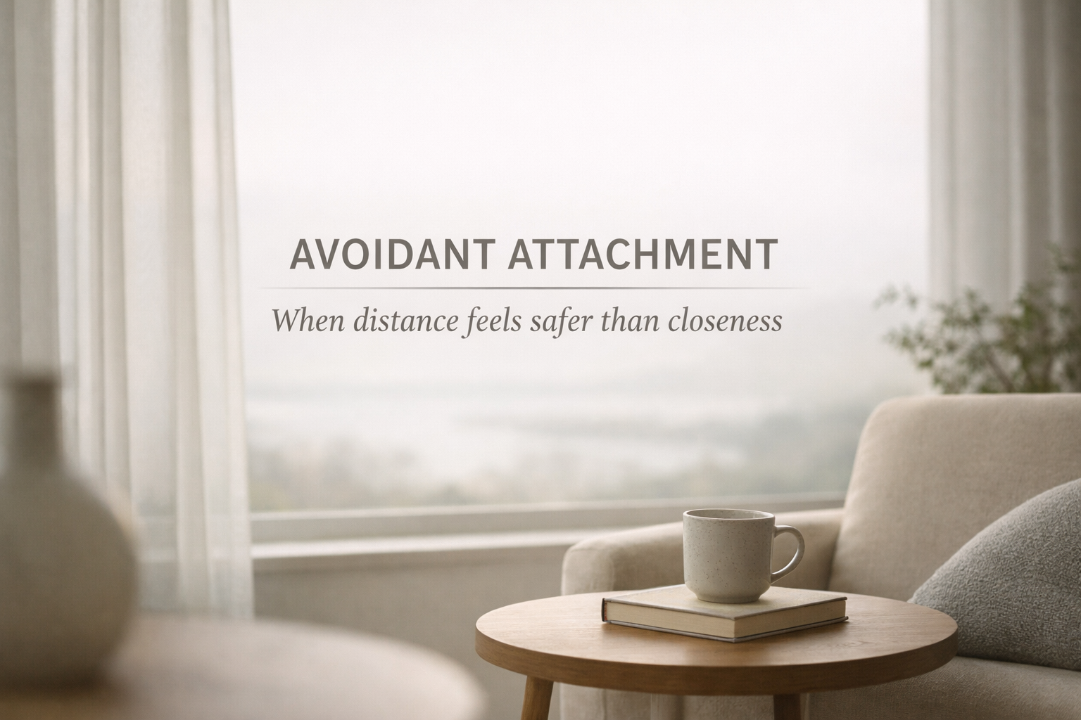 Avoidant Attachment: Why Emotional Distance Feels Safer Than Closeness