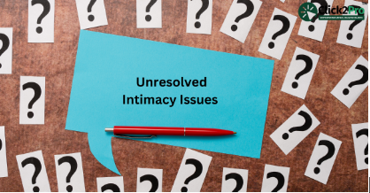 Unresolved intimacy issues affecting mental health and relationships, featuring Click2Pro branding.