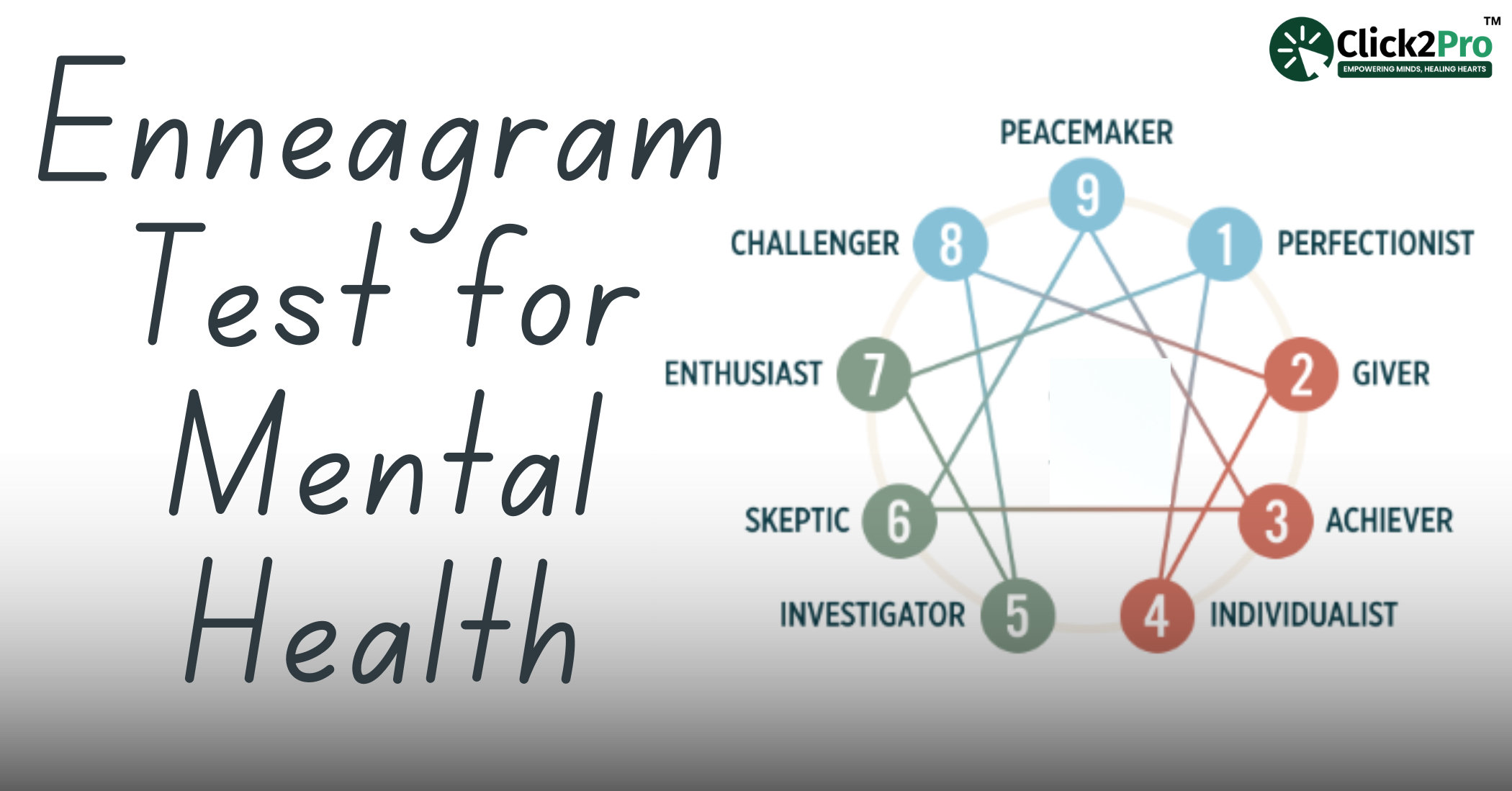 Enneagram personality types for mental health support in teens, adults, and couples.
