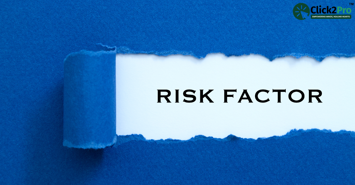 Risk factor concept image for blog on genetic risk factors of major depressive disorder | Click2Pro