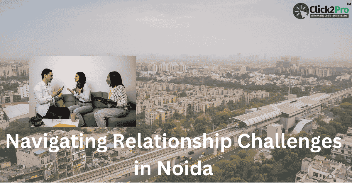 Counselling session in Noida with a city view, addressing relationship challenges and expert guidance.