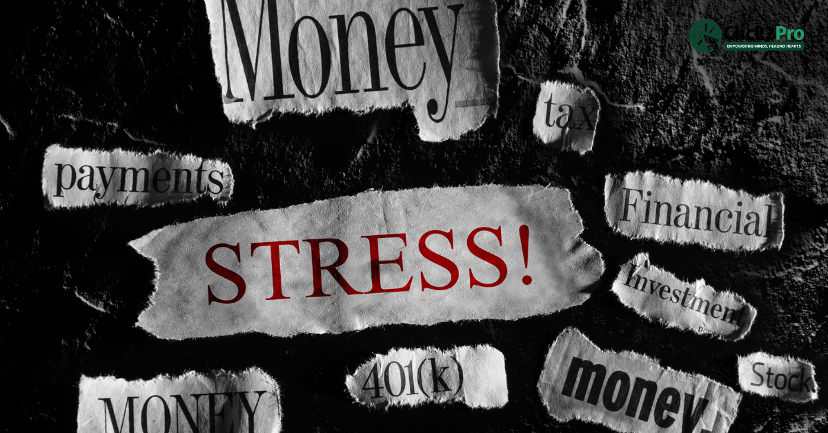 Stress from finances: payments, taxes, investments, and debt. Strategies to manage financial stress.