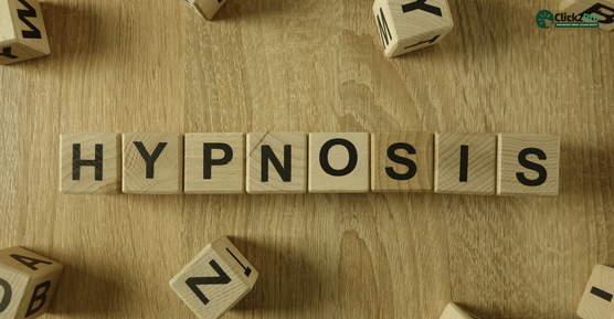 Wooden blocks spelling 'Hypnosis' representing hypnotherapy benefits and techniques by Click2Pro