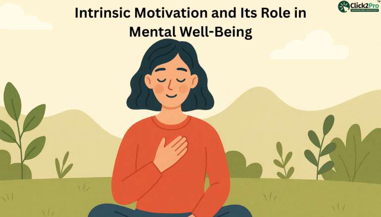 Woman practicing mindfulness for intrinsic motivation and mental well-being