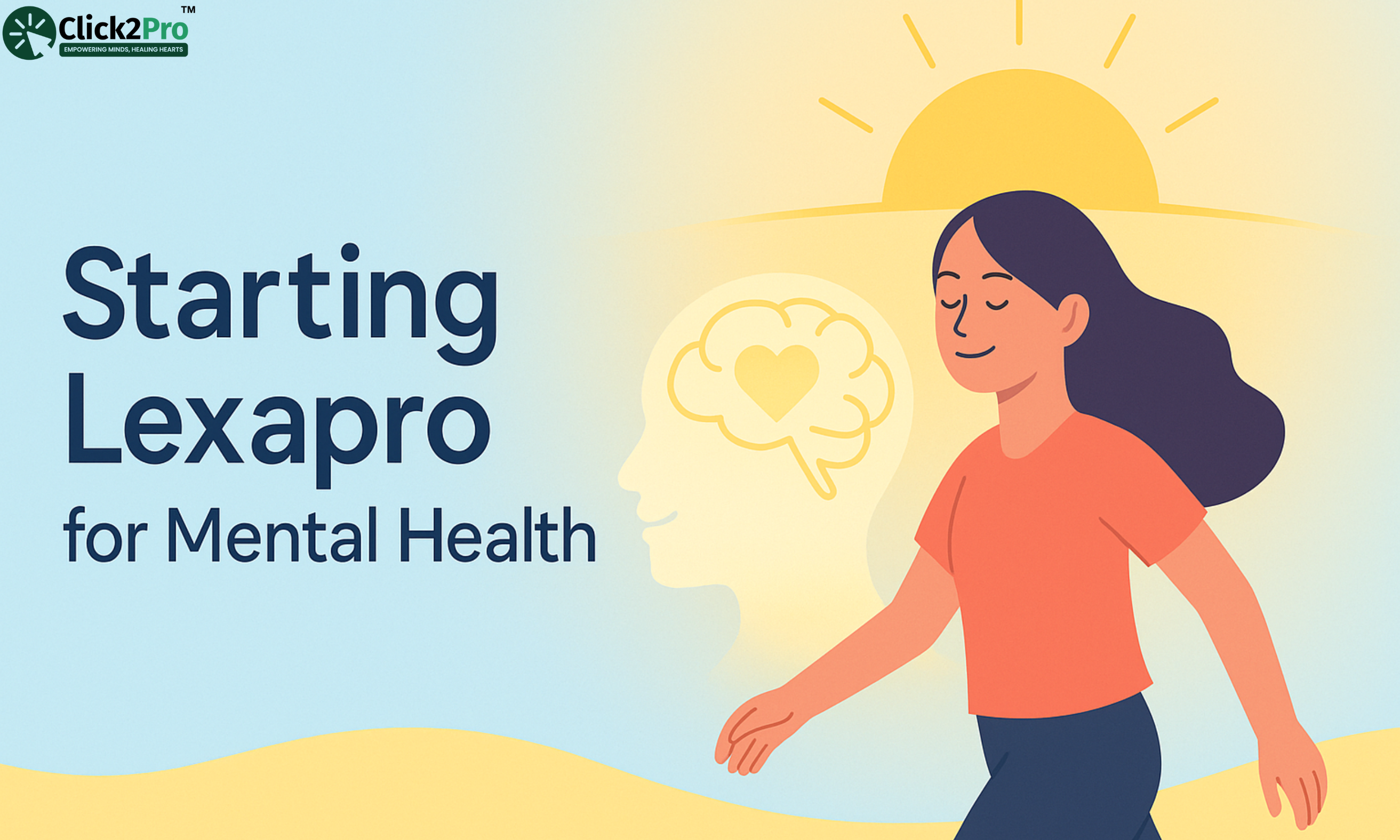 Starting Lexapro for mental health journey with hope, emotional healing, and resilience