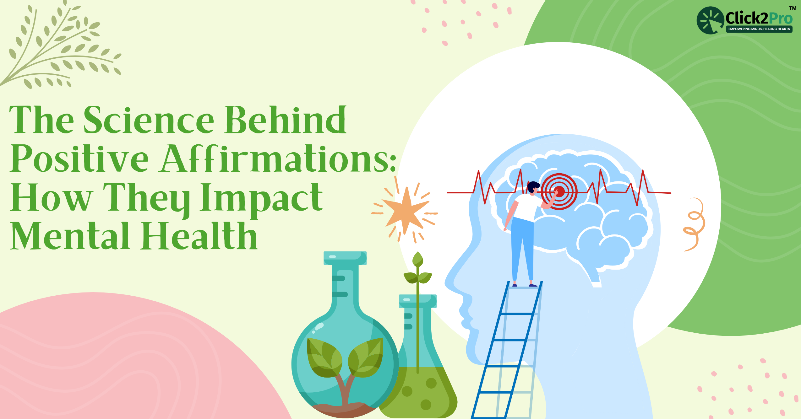 The Science Behind Positive Affirmations: How They Impact Mental Health - Click2Pro Blog Cover