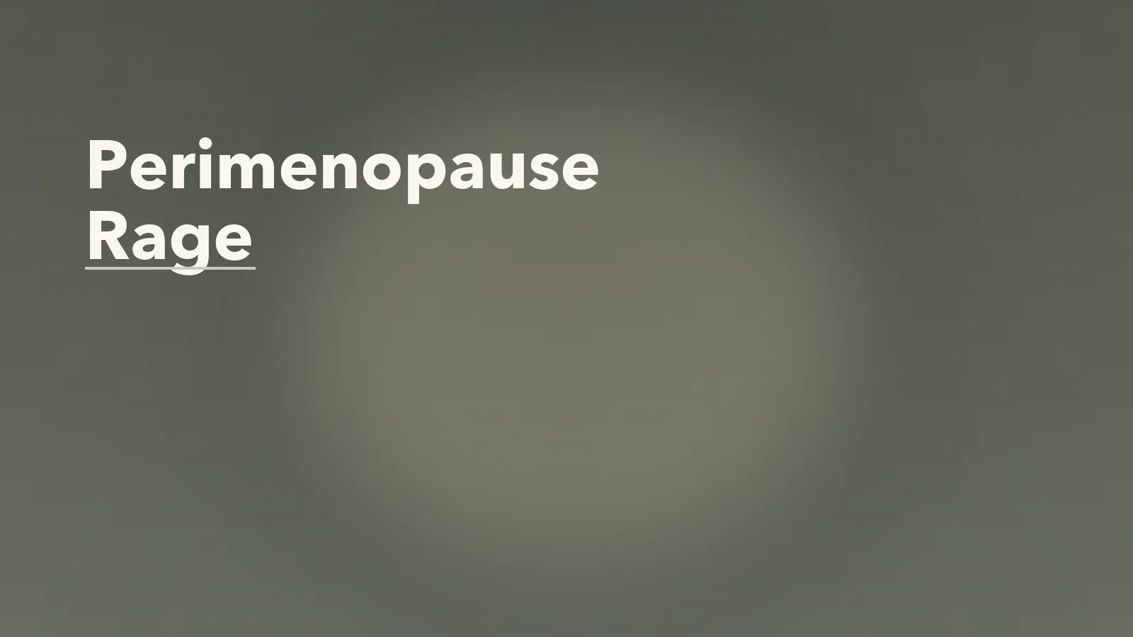Editorial blog cover with the words 'Perimenopause Rage' for an article about perimenopause rage and emotional volatility: what changes in midlife.