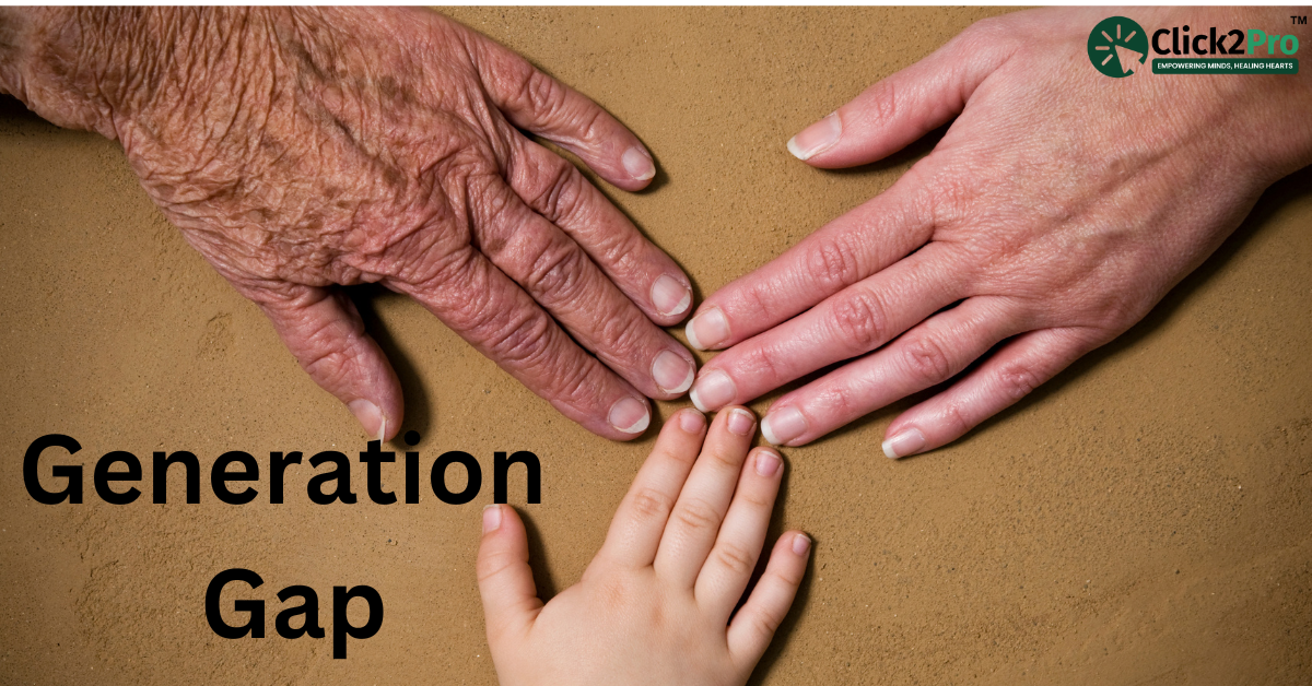 Hands of different generations symbolizing the generation gap in families and relationships.