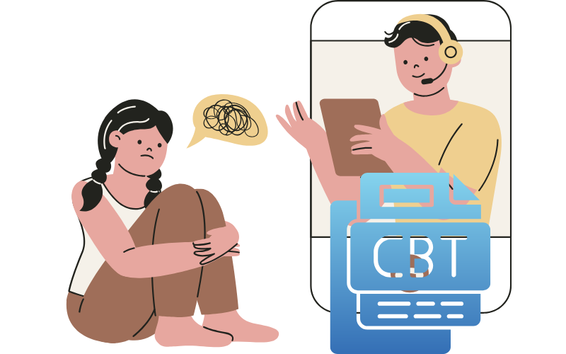 Cognitive Behavioral Therapy (CBT) for Treating Negative Thought Patterns